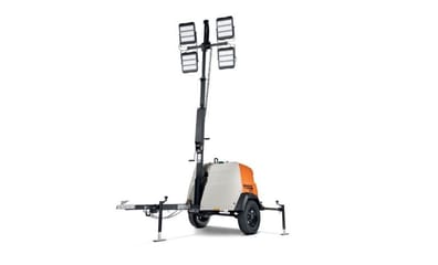 Mobile Light Tower | 2.4kW | Diesel | 23 ft | 320W LED