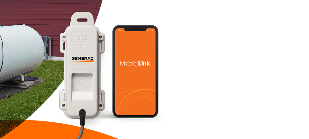 Image of fuel tank monitor and mobile link app
