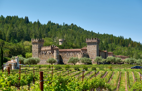 Castello Di Amorosa in Napa Valley, California—now supported by a Generac solar-plus-storage microgrid for clean energy and backup power during outages.