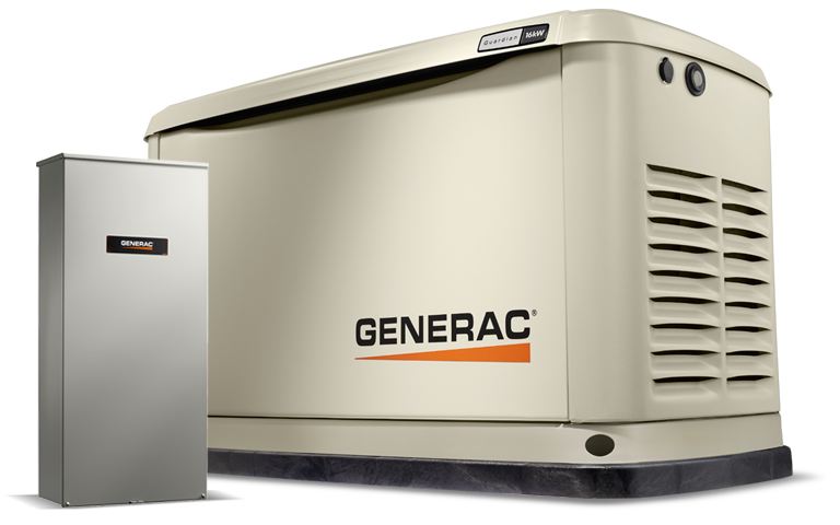 Generac Power Systems 16kw Guardian Series Home Generator With Transfer Switch 7178