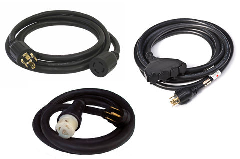 The 3 extension cords available from Generac